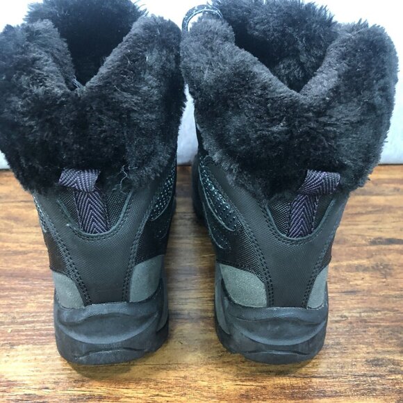 Merrell Womens Size 6.5 Kiandra Black Waterproof 200g Winter Hiking Boots - Picture 3 of 9